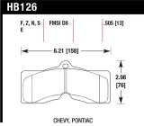 Hawk HP+ Street Brake Pads thumbnail 1