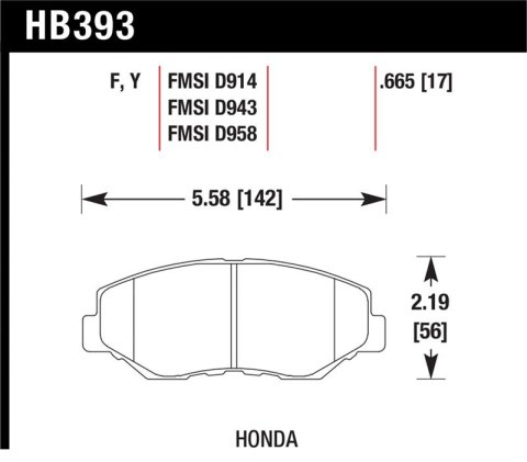 Hawk LTS Street Brake Pads