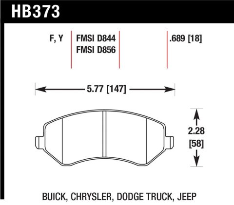 Hawk HPS Street Brake Pads thumbnail 1