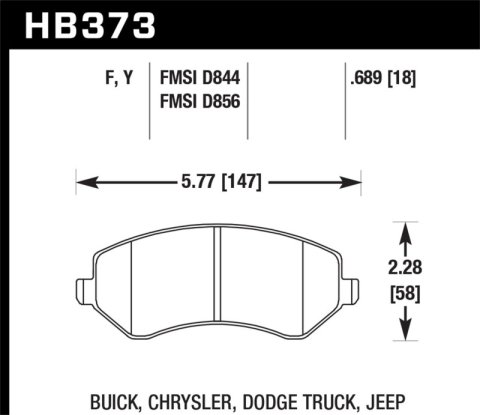 Hawk HPS Street Brake Pads thumbnail 7