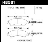 Hawk Performance Ceramic Street Brake Pads thumbnail 6
