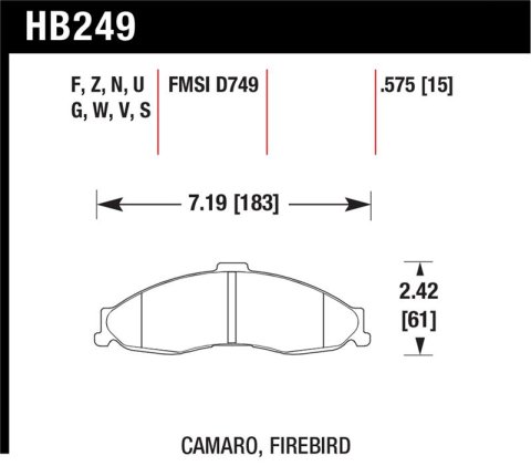 Hawk HPS Street Brake Pads