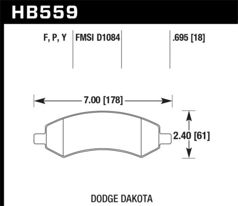 Hawk LTS Street Brake Pads thumbnail 9