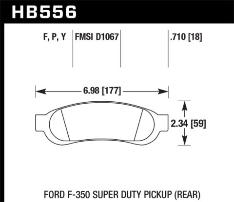 Hawk LTS Street Brake Pads thumbnail 6