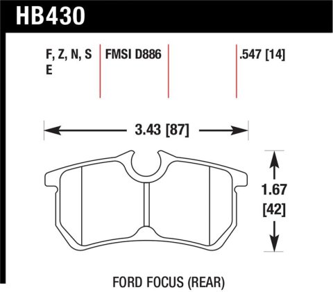 Hawk HPS Street Brake Pads