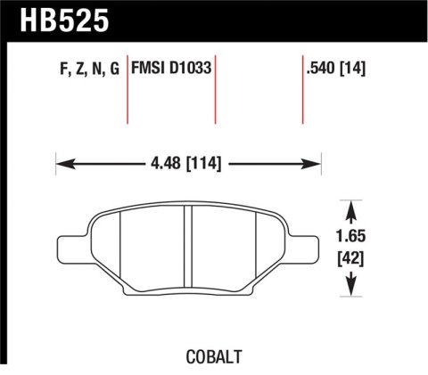 Hawk HPS Street Brake Pads thumbnail 1