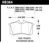 Hawk HPS Street Brake Pads thumbnail 1