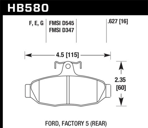 Hawk HPS Street Brake Pads thumbnail 5