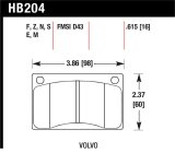Hawk HP+ Street Brake Pads thumbnail 1