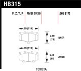 Hawk LTS Street Brake Pads thumbnail 1