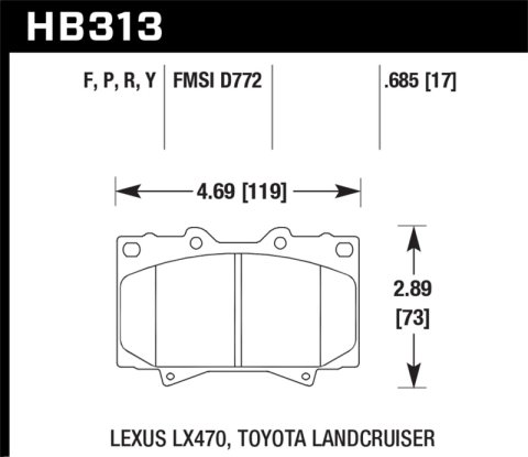 Hawk Super Duty Street Brake Pads thumbnail 6