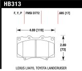 Hawk HPS Street Brake Pads thumbnail 1