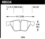 Hawk HP+ Street Brake Pads thumbnail 1