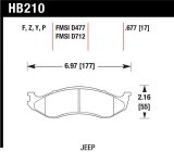 Hawk LTS Street Brake Pads thumbnail 1