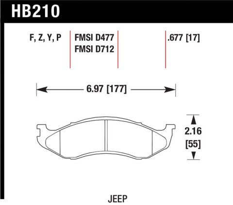 Hawk LTS Street Brake Pads