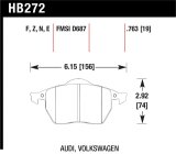 Hawk HP+ Street Brake Pads thumbnail 1