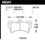 Hawk LTS Street Brake Pads thumbnail 1