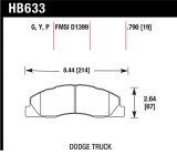 Hawk Super Duty Street Brake Pads thumbnail 1