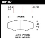 Hawk CP2361/CP3228/CP5104/CP5144 AP Racing DTC-60 Brake Pads thumbnail 1