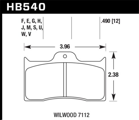 Hawk Wilwood DTC-30 Brake Pads thumbnail 6