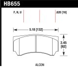 Hawk Alcon Street HPS Brake Pads thumbnail 1