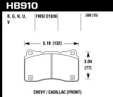 Hawk 15-16 Cadillac XTS / Chevrolet Corvette HPS 5.0 Front Brake Pads thumbnail 3