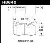 Hawk 14-15 Mini Cooper John Cooper Works Coupe HPS 5.0 Front Brake Pads thumbnail 9