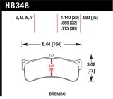 Hawk Brembo Disc DTC-70 w/ 1.140in Thickness Race Brake Pads thumbnail 1