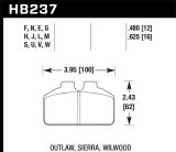 Hawk Ferro-Carbon Black Brake Pads - 12.192mm Pad Thickness thumbnail 7