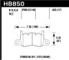 Hawk Audi 14-19 Porsche 911 / 2016 Cayman / 17-19 Panamera PC Rear Brake Pads w/ Carbon Ceramics thumbnail 6
