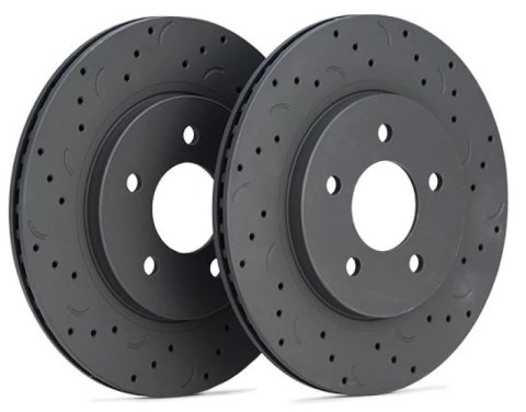 Hawk Talon 18-20 Jeep Wrangler Drilled And Slotted Front Brake Rotor Set thumbnail 8