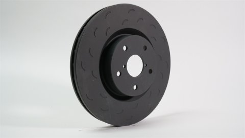 Hawk Talon 03-04 Infiniti G35 / 03-09 Nissan 350Z Slotted-Only Vented 12.76 in Front Brake Rotor Set thumbnail 4