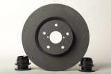 Hawk Talon 00-09 Honda S2000 Slotted-Only Solid 11.09 in Diameter Rear Brake Rotor Set thumbnail 2