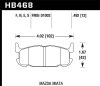 Hawk 04-05 Mazda Miata HPS 5.0 Street Rear Brake Pads thumbnail 9