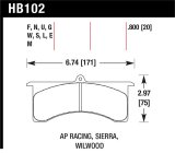 Hawk Black Motorsports Brake Pads thumbnail 1