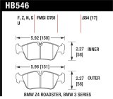 Hawk HT-10 Street Brake Pads thumbnail 1