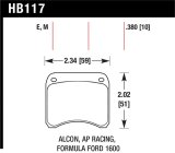 Hawk AP Racing CP3696 Blue 9012 Race Brake Pads thumbnail 1