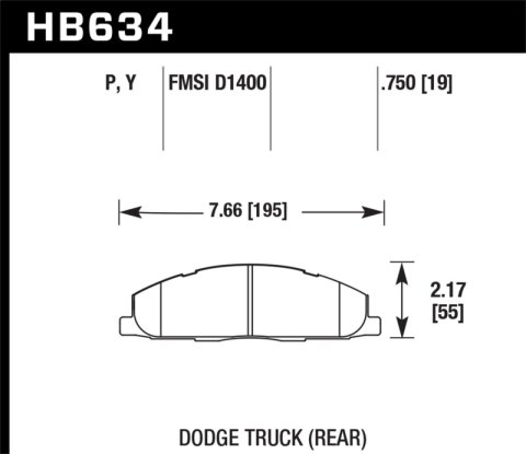 Hawk 09-14 Dodge Ram 2500/3500 Rear LTS Brake Pads thumbnail 9