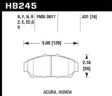 Hawk Performance ER-1 Motorsport Brake Pads thumbnail 2