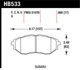 Hawk 05-08 LGT D1078 Performance Ceramic Street Front Brake Pads thumbnail 1