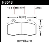 Hawk 15-19 Alfa Romeo 4C 1.7L Base OE Incl.Pad Wear Sensor Front ER-1 Brake Pads thumbnail 2