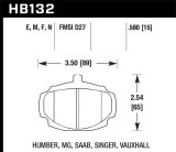 Hawk 62-81 MG MGB Front ER-1 Brake Pads thumbnail 2