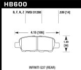 Hawk Infiniti G35 Sport/G37 / 08-10 Nissan Rogue / 07-09 Sentra SE-R / 10 Sentra SE-R M/T Performanc thumbnail 7