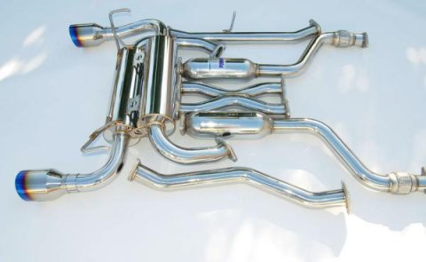Invidia 03-08 Infiniti FX35/45 Gemini Single Layer Titanium Tip Cat-back Exhaust thumbnail 7