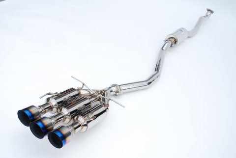 Invidia 17+ Honda Civic SI Sedan Gemini Triple Titanium Tip Cat-back Exhaust thumbnail 3