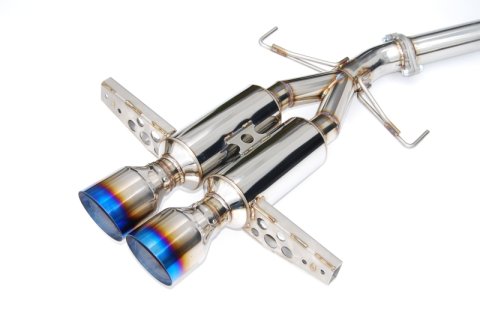 Invidia 2017+ Honda Civic Hatchback Sport/Sport Touring Gemini Titanium Tip Cat-back Exhaust thumbnail 3