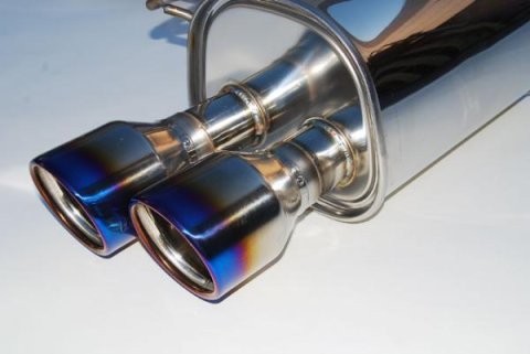 Invidia 11+ STI/WRX Sedan Only 76mm Q300 Titanium Tip Cat-back Exhaust thumbnail 1