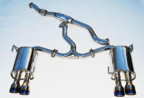 Invidia 11+ STI/WRX Sedan Only 76mm Q300 Titanium Tip Cat-back Exhaust thumbnail 3