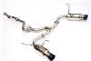 Invidia 08-11 STi Hatch / 11 WRX Hatch Dual N1 Single Layer Titanium Tipped Cat-back Exhaust thumbnail 5