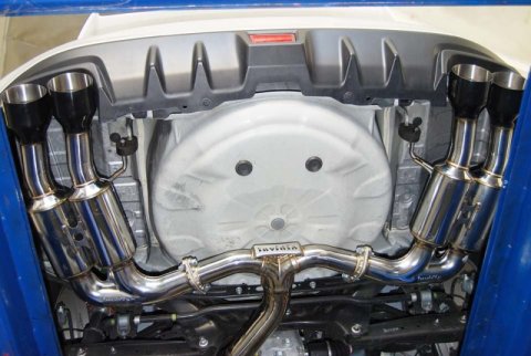 Invidia 2015+ Subaru WRX / STI Gemini/R400 Single Layer Quad Black Tip Cat-Back Exhaust thumbnail 1